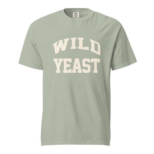 Wild Yeast T-Shirt Sourdough Baker Gifts Unisex Garment-Dyed Heavyweight T-Shirt, Sourdough Tshirt, Baker Gifts, Bread