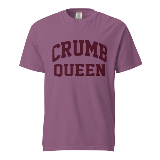 Crumb Queen T-Shirt Sourdough Baker Gifts Unisex Garment-Dyed Heavyweight T-Shirt, Sourdough Tshirt, Baker Gifts, Bread