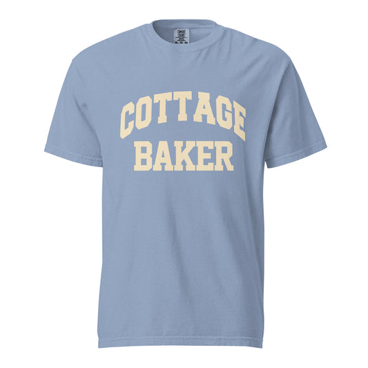 Cottage Baker T-Shirt Sourdough Baker Gifts Unisex Garment-Dyed Heavyweight T-Shirt, Sourdough Tshirt, Baker Gifts, Bread