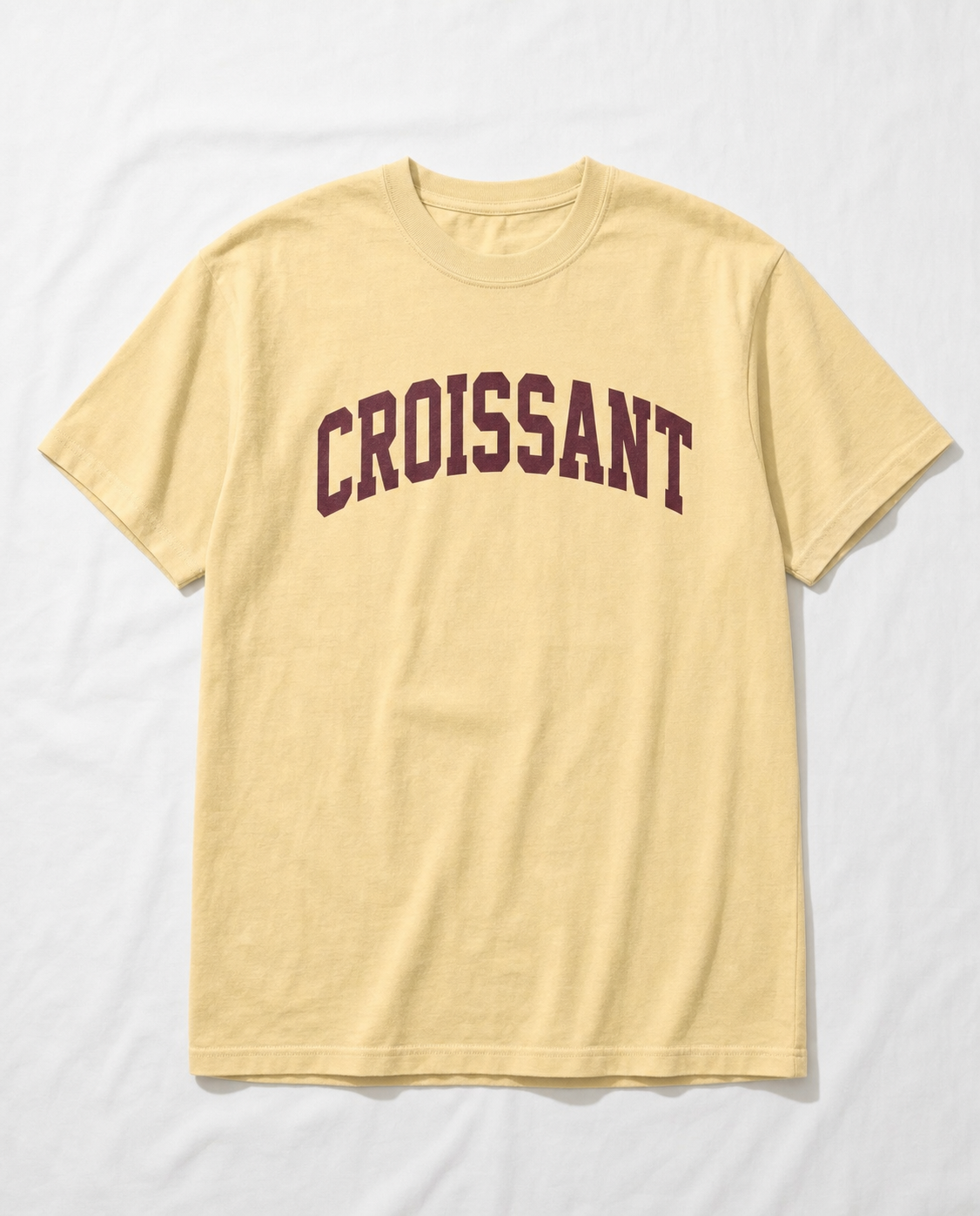 Croissant T-Shirt Sourdough Baker Gifts Unisex Garment-Dyed Heavyweight T-Shirt, Sourdough Tshirt, Baker Gifts, Bread