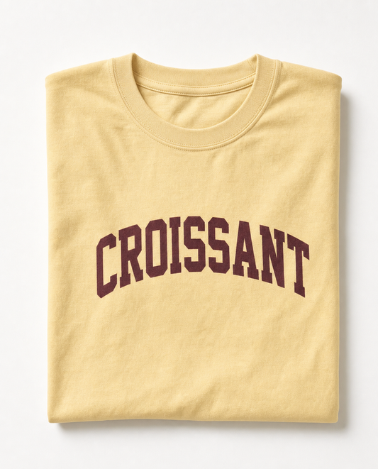 Croissant T-Shirt Sourdough Baker Gifts Unisex Garment-Dyed Heavyweight T-Shirt, Sourdough Tshirt, Baker Gifts, Bread