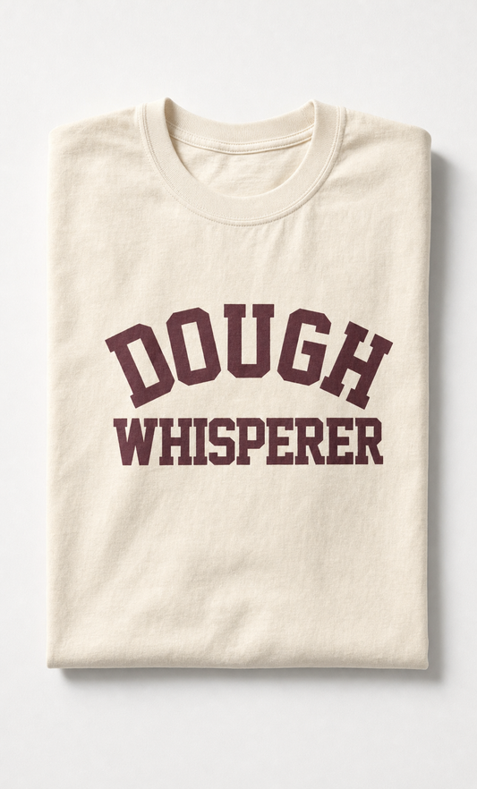 Dough Whisperer T-Shirt Sourdough Baker Gifts Unisex Garment-Dyed Heavyweight T-Shirt, Sourdough Tshirt, Baker Gifts, Bread
