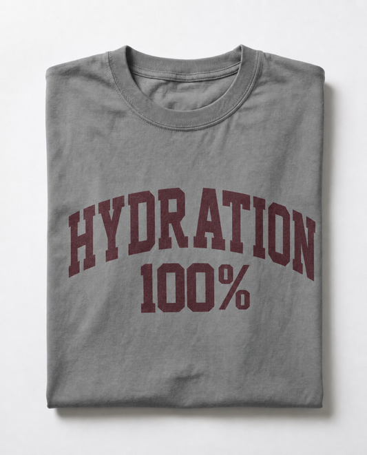 Hydration 100% T-Shirt Sourdough Baker Gifts Unisex Garment-Dyed Heavyweight T-Shirt, Sourdough Tshirt, Baker Gifts, Bread