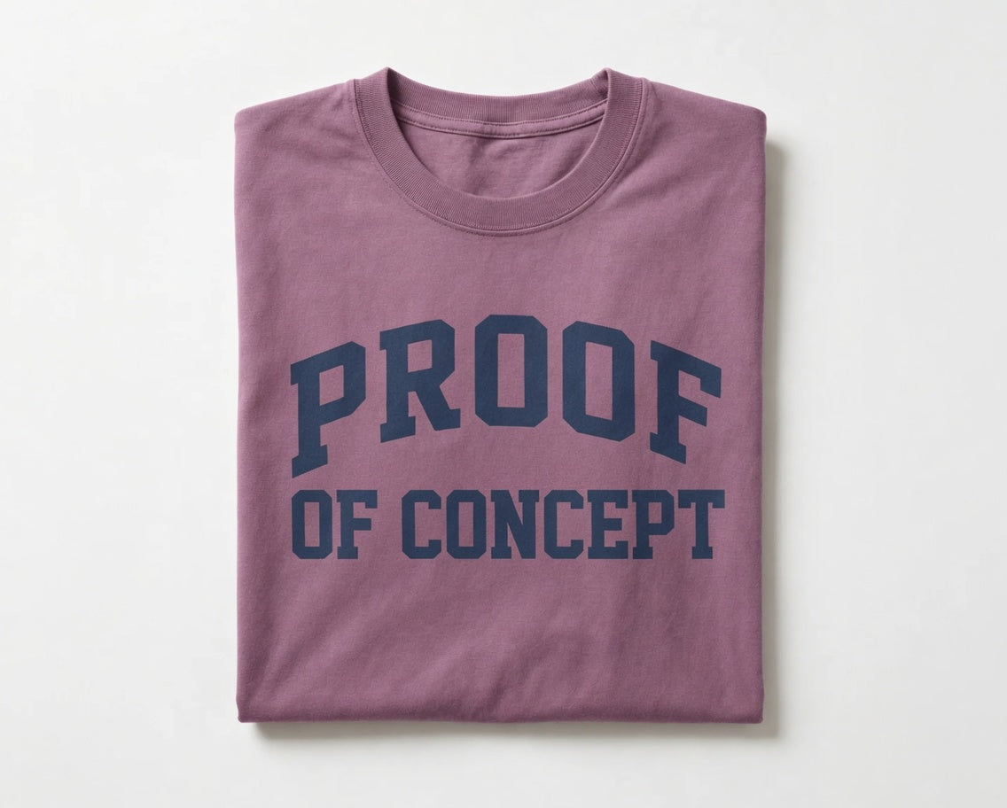 Proof of Concept T-Shirt Sourdough Baker Gifts Unisex Garment-Dyed Heavyweight T-Shirt, Sourdough Tshirt, Baker Gifts, Bread