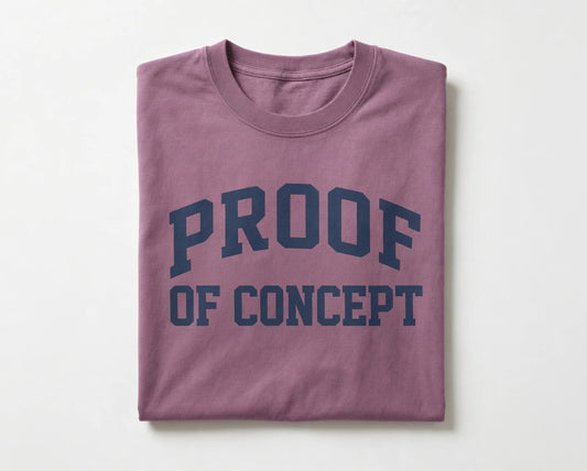 Proof of Concept T-Shirt Sourdough Baker Gifts Unisex Garment-Dyed Heavyweight T-Shirt, Sourdough Tshirt, Baker Gifts, Bread