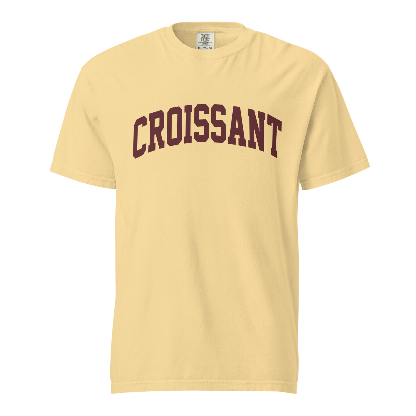 Croissant T-Shirt Sourdough Baker Gifts Unisex Garment-Dyed Heavyweight T-Shirt, Sourdough Tshirt, Baker Gifts, Bread