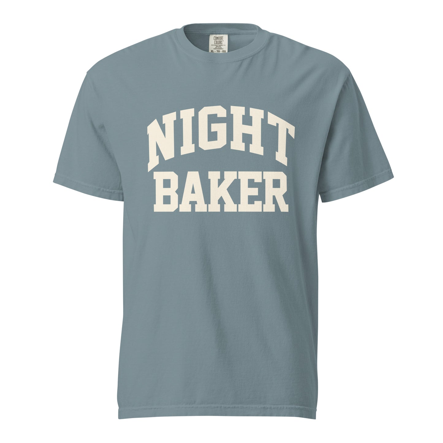 Night Baker T-Shirt Sourdough Baker Gifts Unisex Garment-Dyed Heavyweight T-Shirt, Sourdough Tshirt, Baker Gifts, Bread